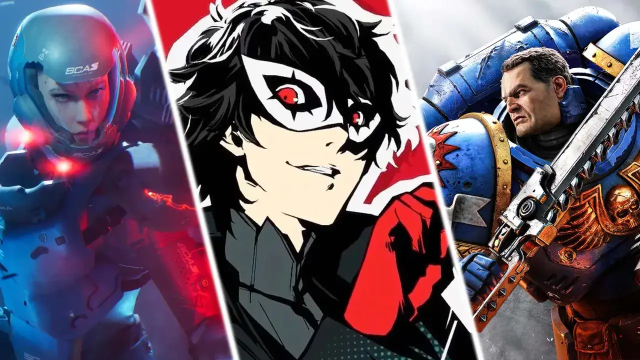 Twarze z gier: futurystyczna wojowniczka, Joker z Persony 5 i Space Marine. Zapowiedź gier w PlayStation Plus Marzec.