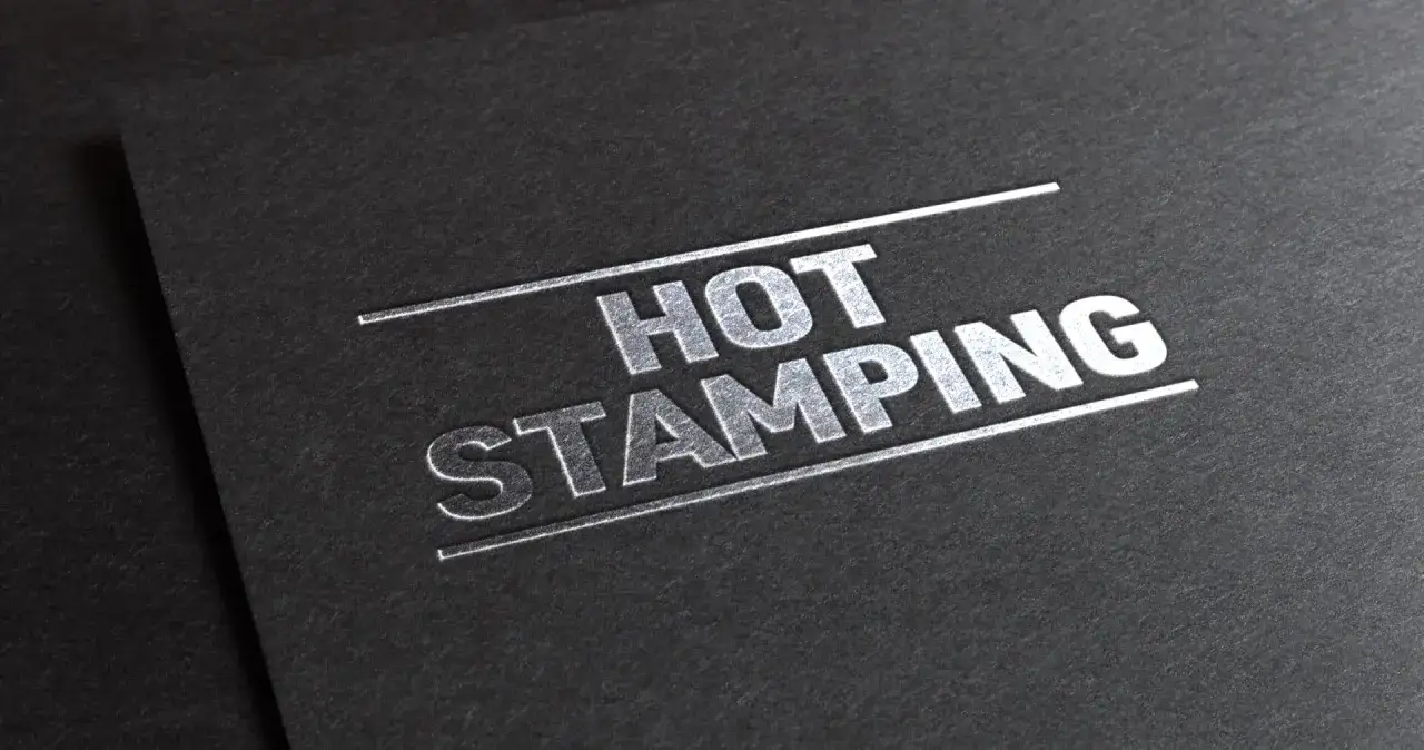 Proces hot-stampingu folią srebrną