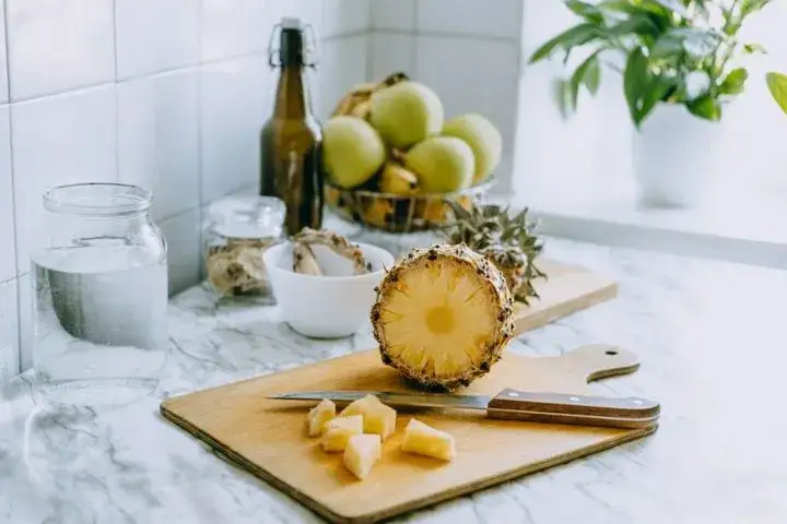 zdrowa żywność przed porodem daktyle siemię len ananas