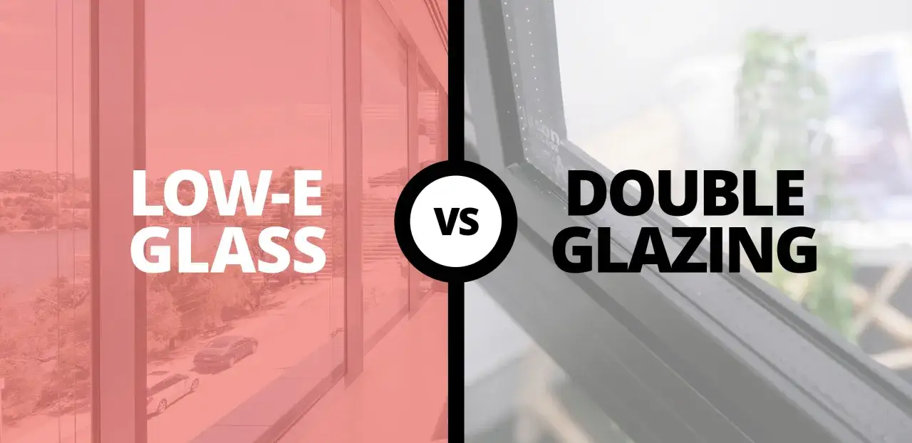 Comparativa visual: cristal bajo emisivo vs. doble acristalamiento. Analiza la diferencia de precio y rendimiento.