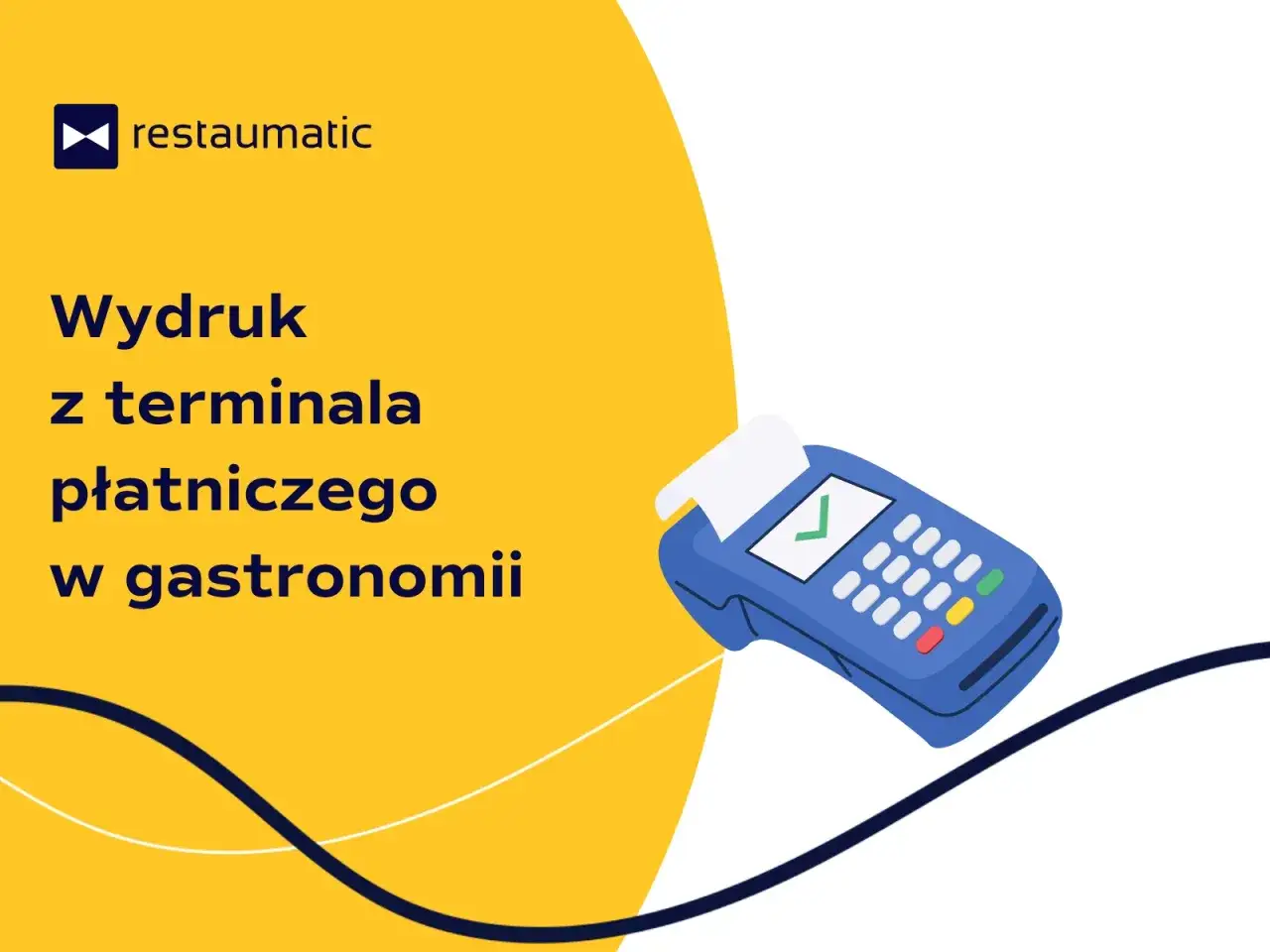 Wydruk z terminala płatniczego w gastronomii, co jest dowodem udziału w grze liczbowej w sieci naziemnej.