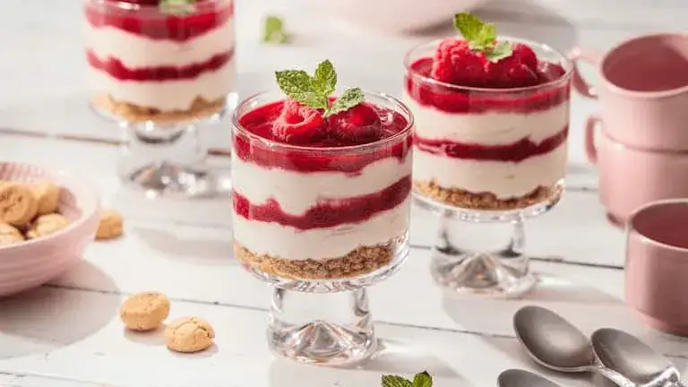 Himbeer Mascarpone Dessert Variationen