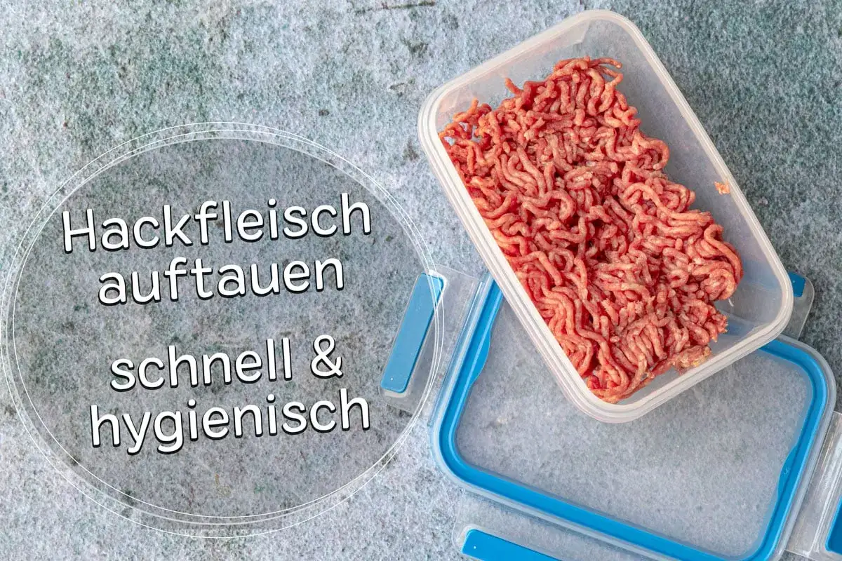 Hackfleisch auftauen: schnell & hygienisch. Erfahren Sie, wie lange braucht Hackfleisch zum auftauen, um es sicher und z&uuml;gig f&uuml;r Ihre Gerichte vorzubereiten.