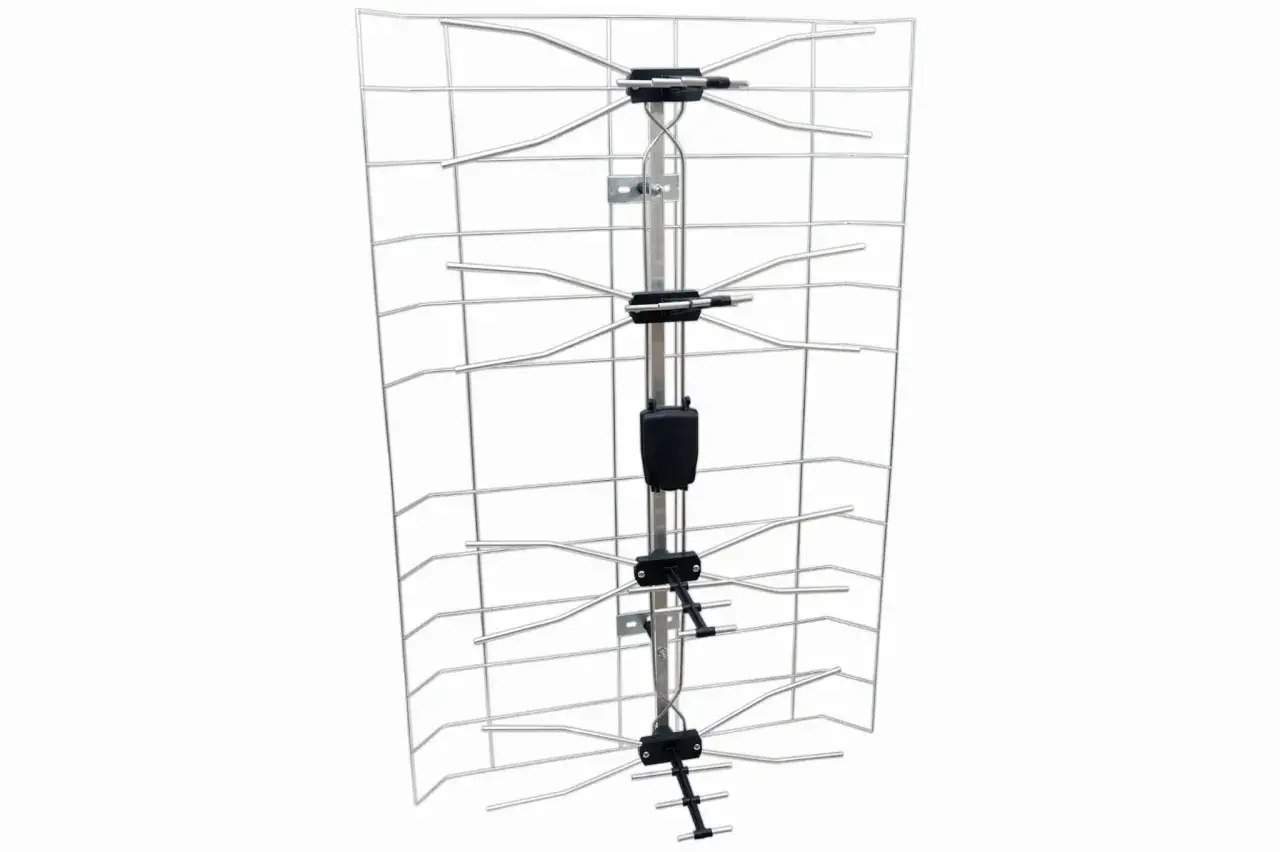 Antena siatkowa ze wzmacniaczem DVB-T2/HEVC