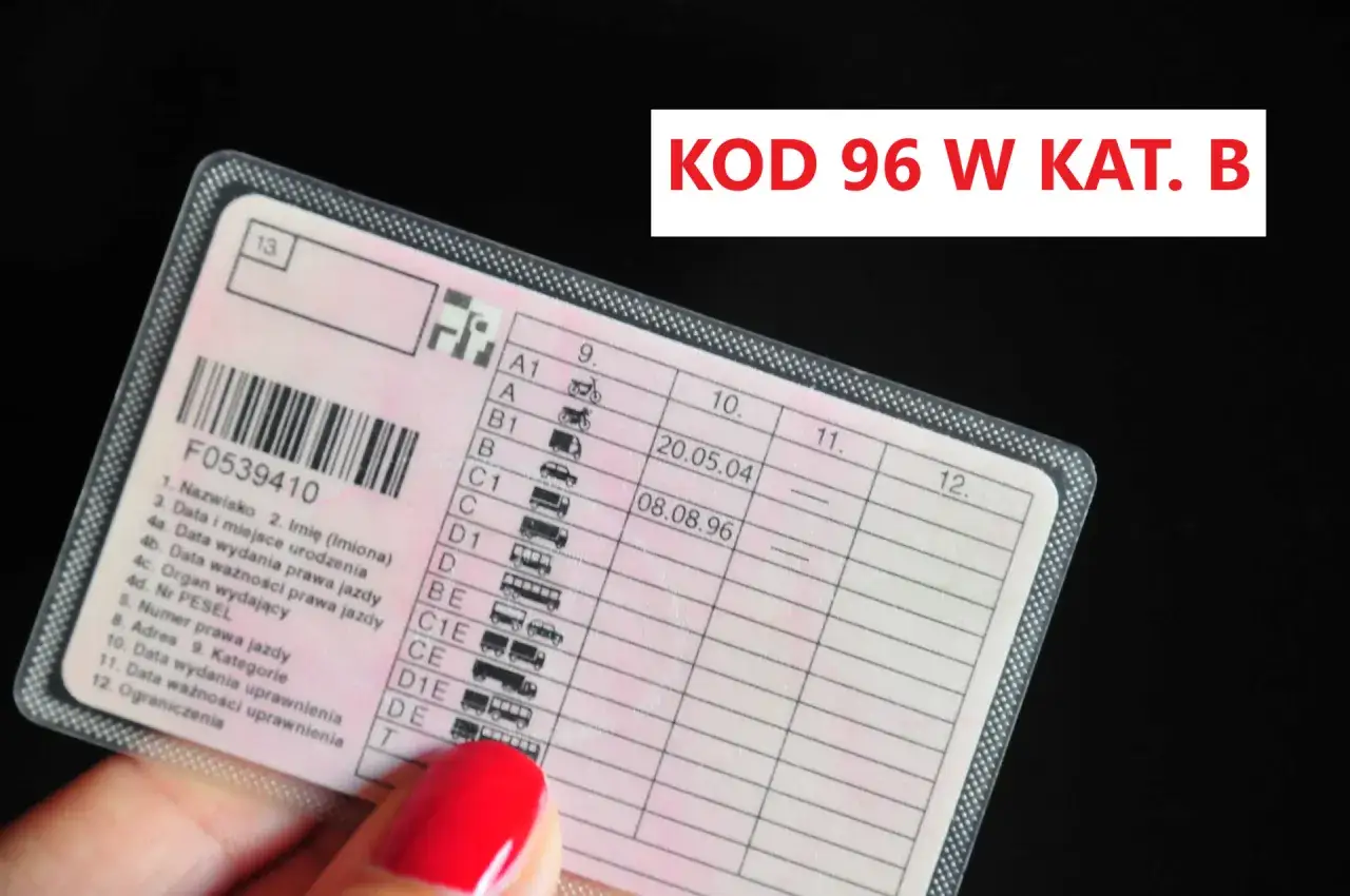 kategoria B+E vs kod 96
