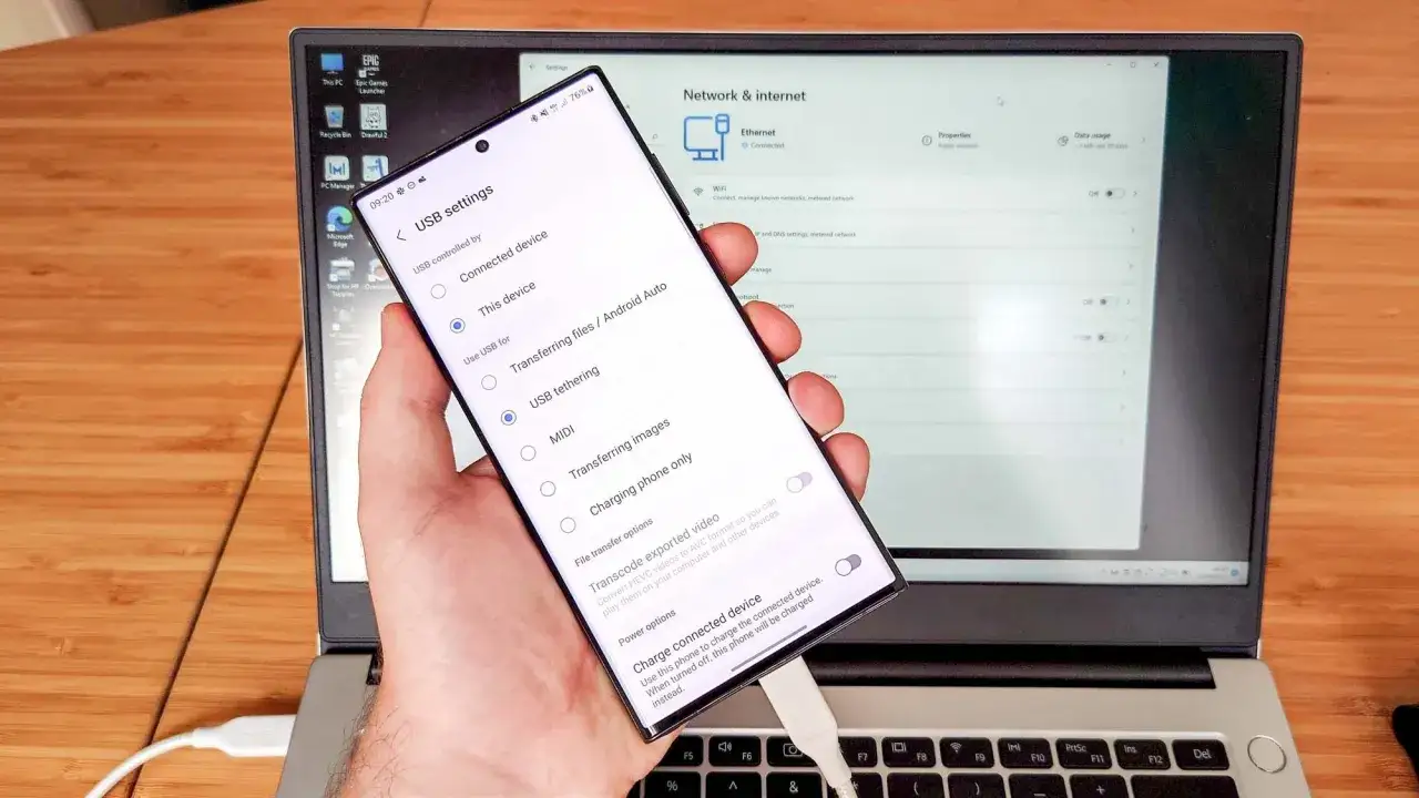 Jak udostępnić internet z telefonu? Na ekranie telefonu widać opcję