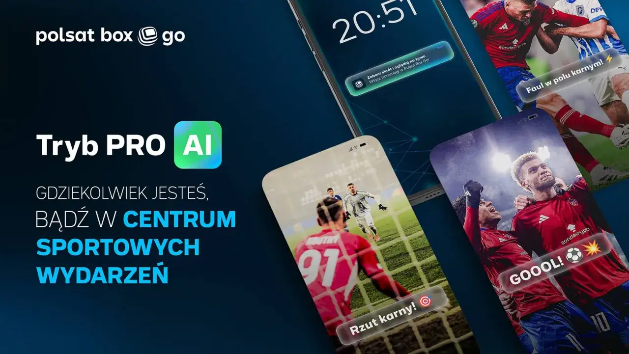 Polsat Box Go z Trybem PRO AI pozwala oglądać mecze i być w centrum wydarzeń sportowych. Sprawdź, jakie kanały oferuje pakiet L.