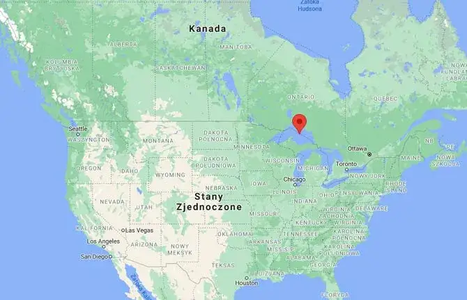 Jezioro Górne mapa