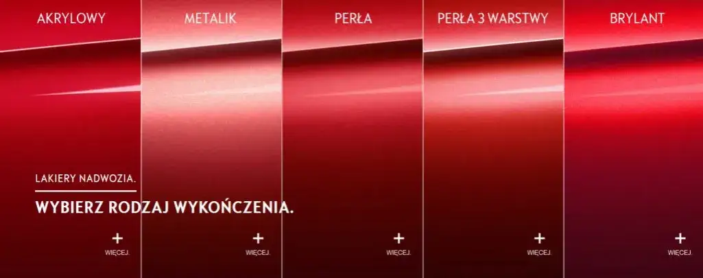 Por&oacute;wnanie lakier&oacute;w samochodowych metalik perła akryl