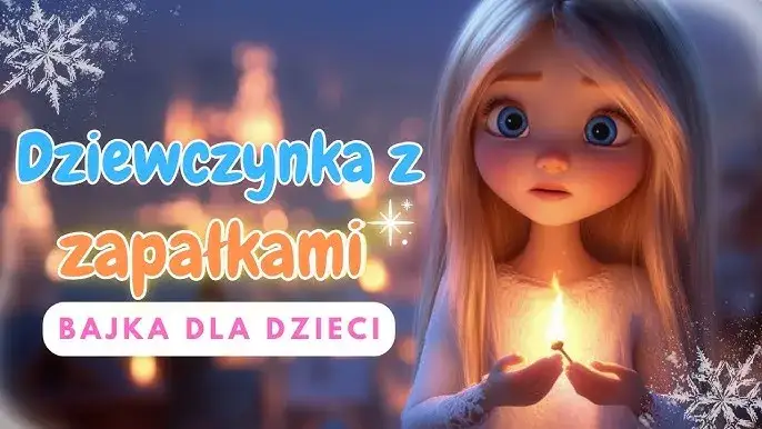 Dziewczynka z zapałkami kontrast zimno ciepło