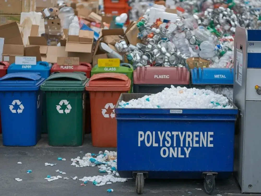 segregacja styropianu środowisko recykling