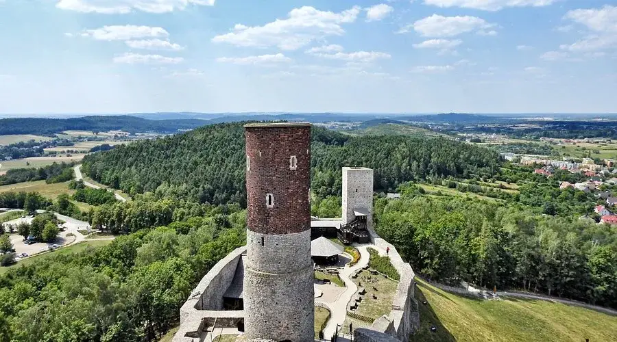 Zamek Królewski w Chęcinach panorama
