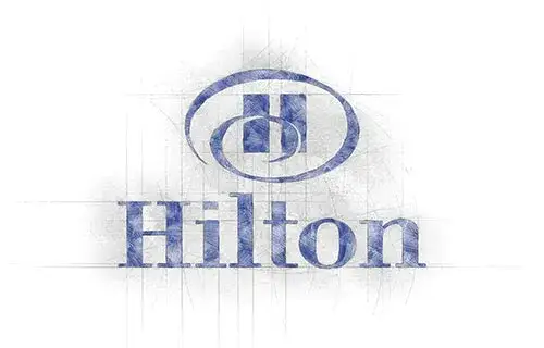 Logotypy marek Hilton w Polsce lub różnorodne hotele Hilton