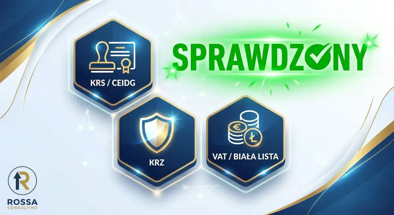 Sprawdź swoją firmę po NIPie: KRS/CEIDG, KRZ, VAT/Biała Lista. Kompleksowa weryfikacja.