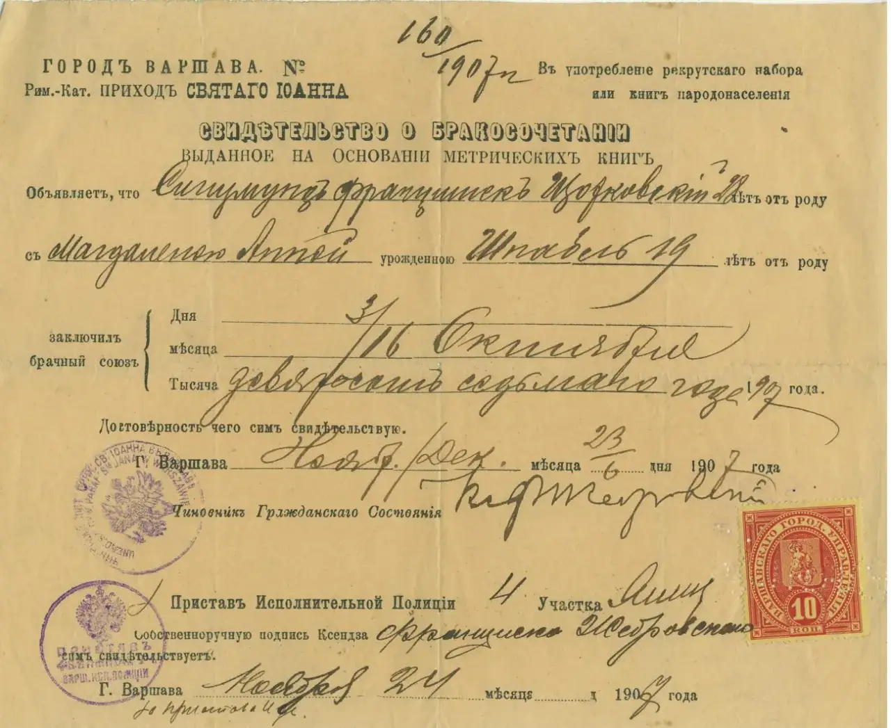 Porównanie odpisu skróconego i zupełnego aktu małżeństwa