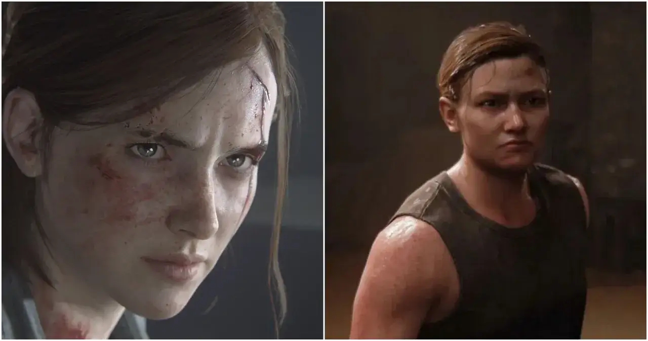 Ellie und Abby, zwei Hauptfiguren aus