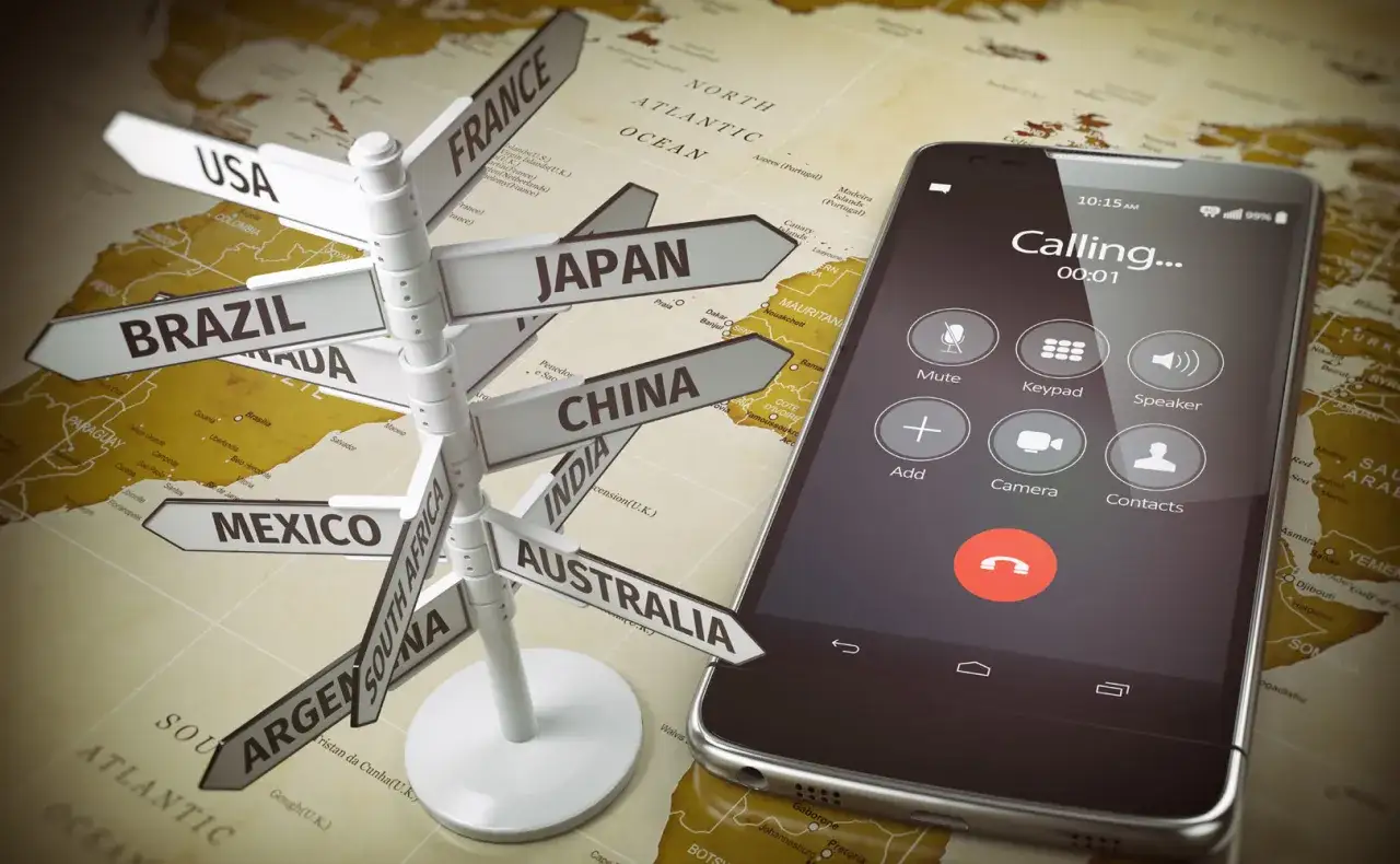 Telefon pokazuje