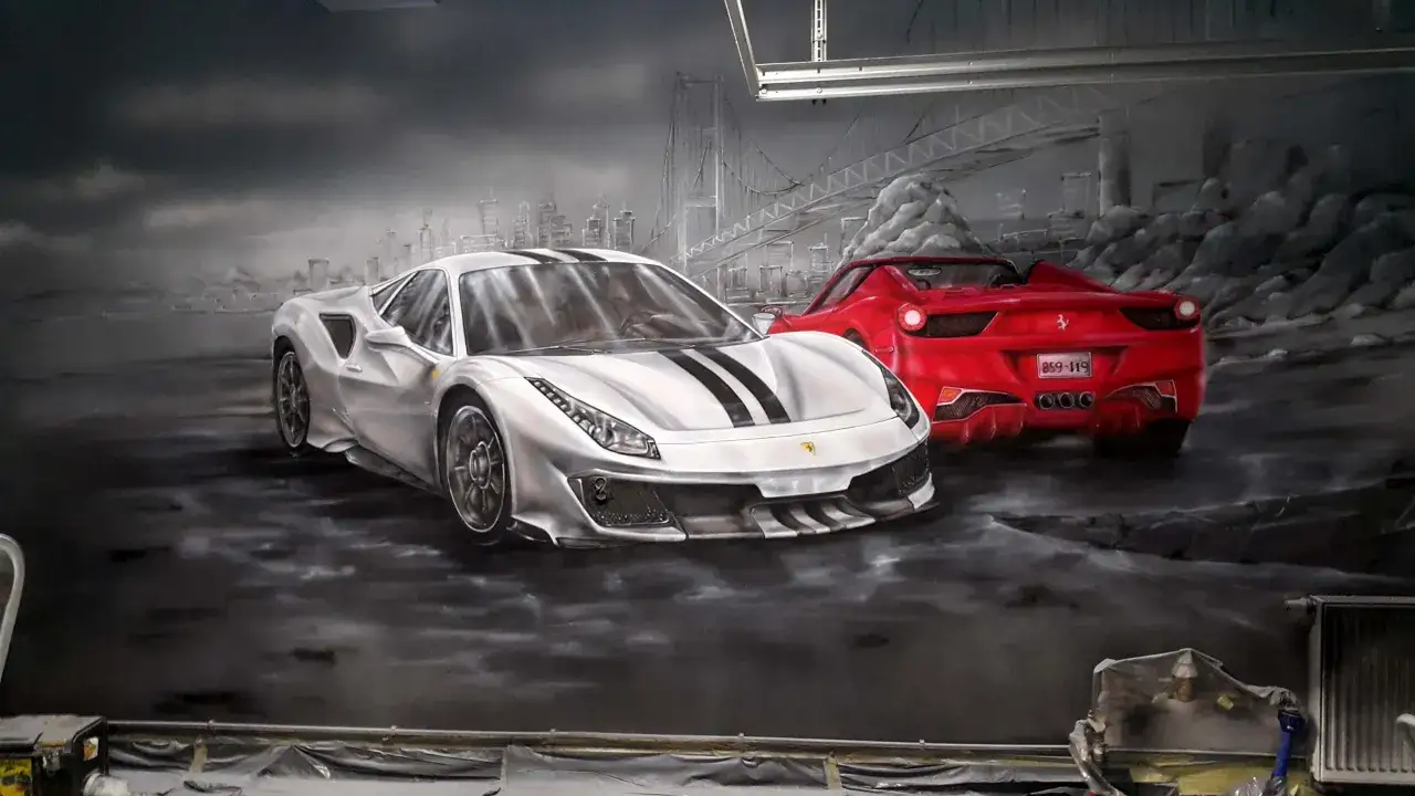 Rysunek Ferrari jako wyzwanie artystyczne