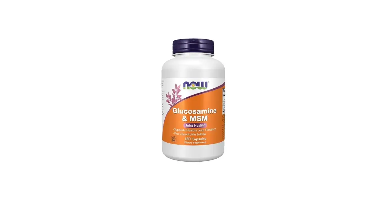 Suplement diety Glukozamina & MSM od NOW Foods, 180 kapsułek. Wspiera zdrowie stawów. Czy to jest to, co miałeś na myśli pytając 