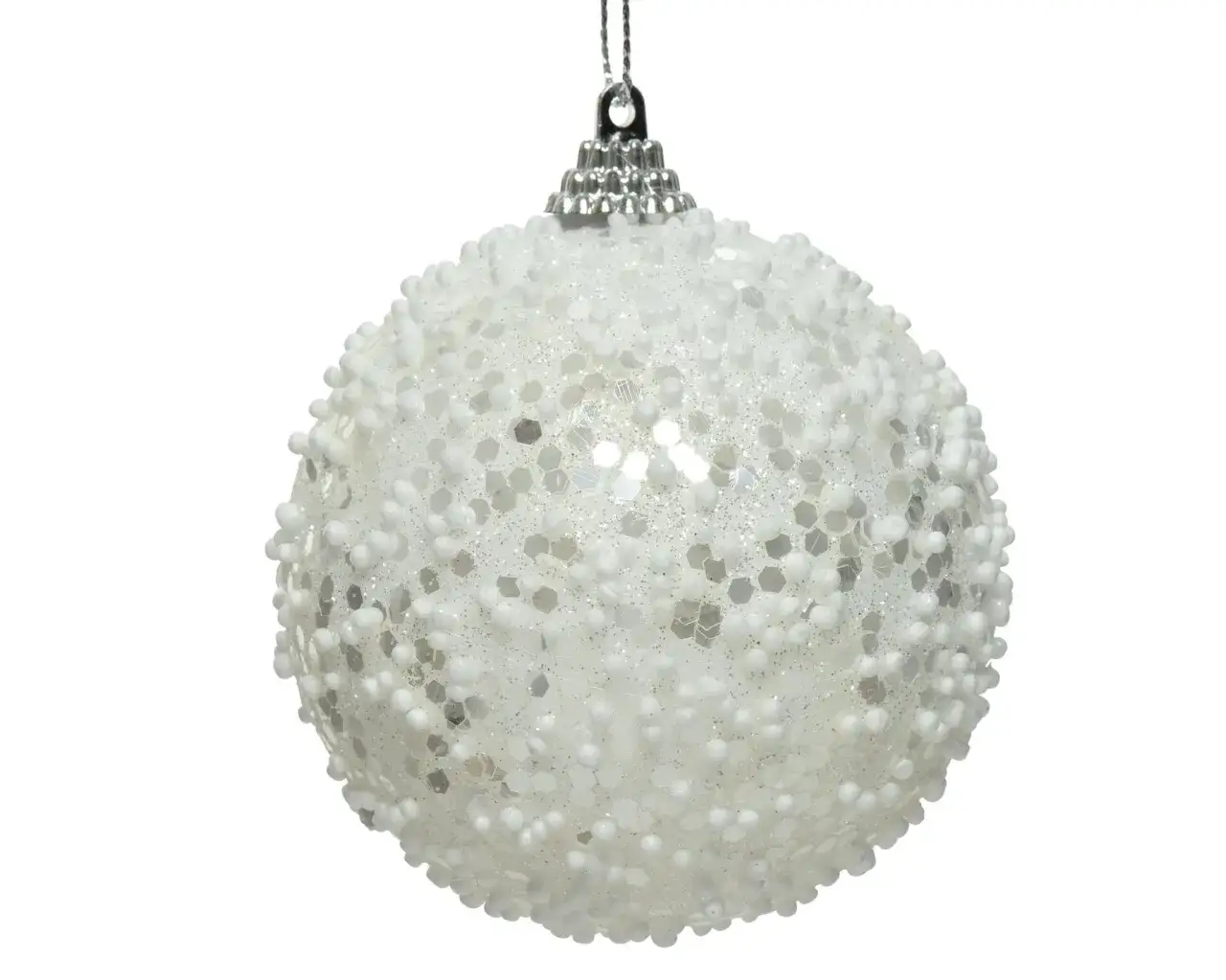 bombki styropianowe glamour cekiny perełki