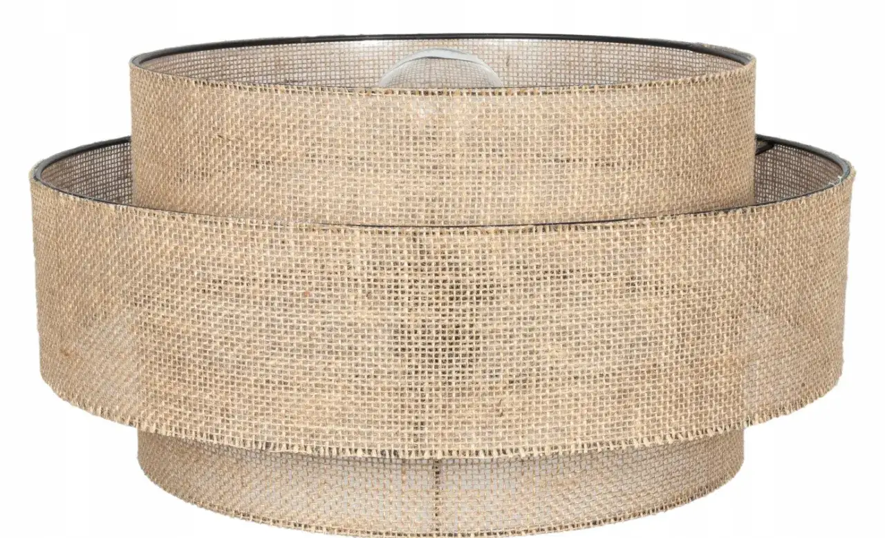 Abażury z różnych materiałów: len, welur, rattan