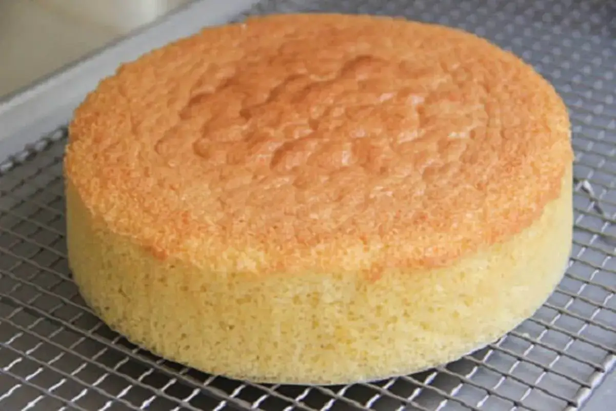 Un gâteau génoise doré et moelleux, parfait pour toute recette. Sa texture aérienne est idéale pour être garnie.