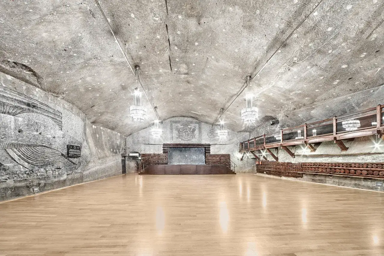 Kopalnia Soli Wieliczka wnętrze