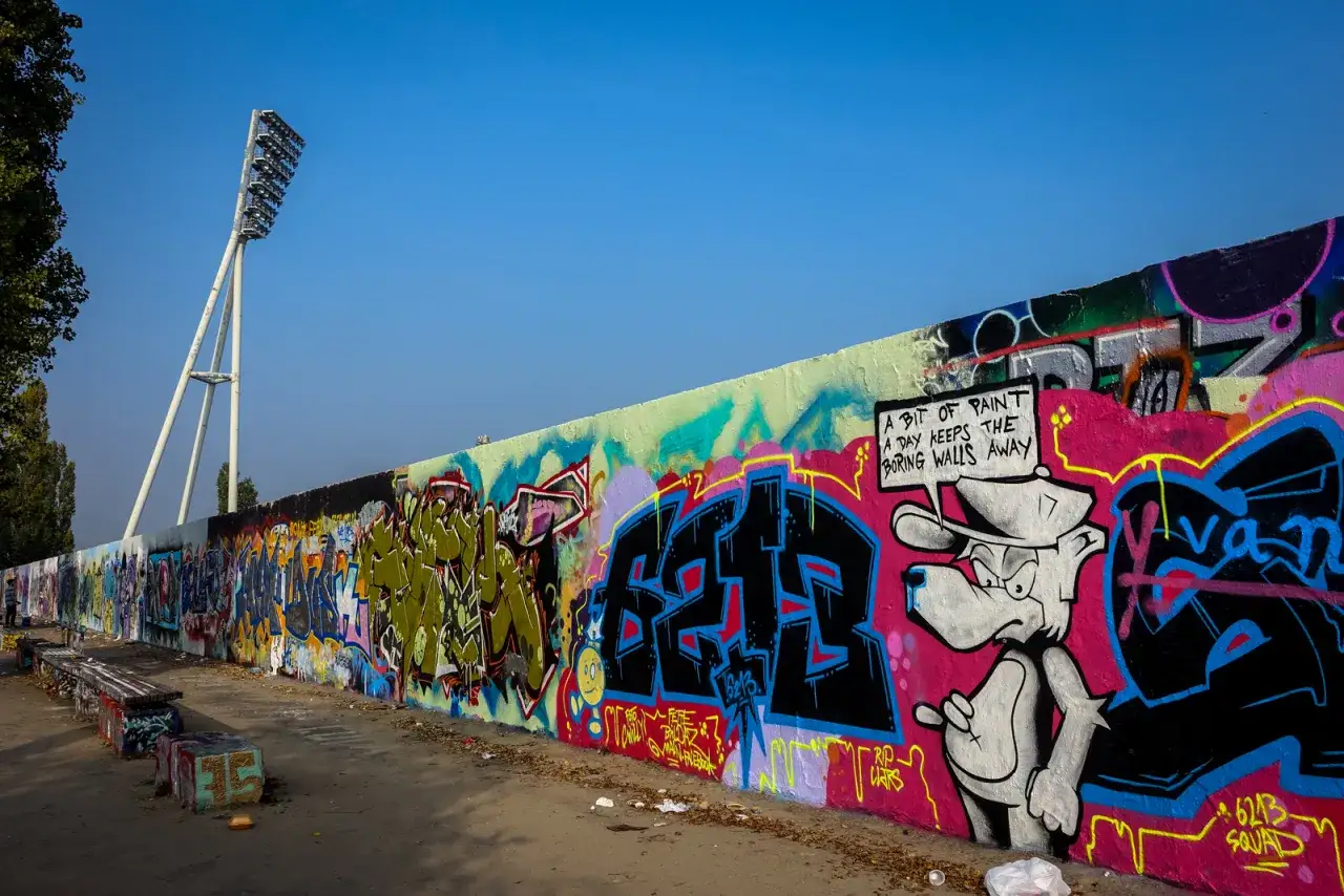 Graffiti am Mauerpark Berlin