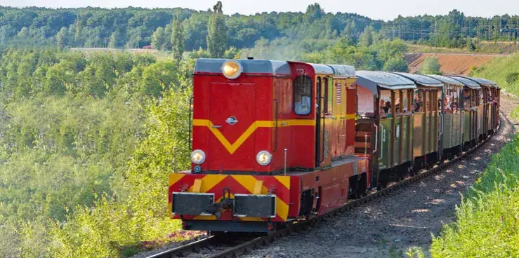 Górnośląskie Koleje Wąskotorowe krajobrazy
