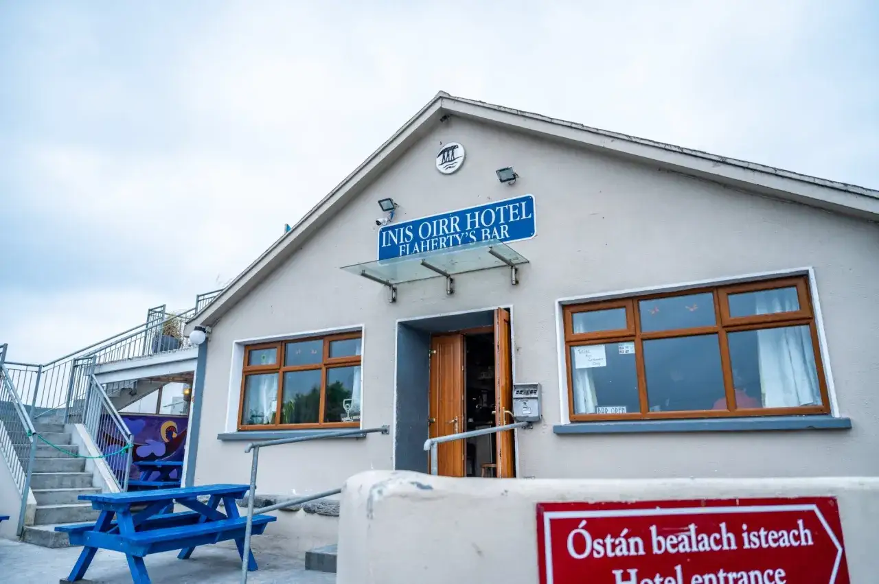 L'hôtel Inis Oirr sur les îles Aran, un endroit idéal pour déguster un bon poisson.