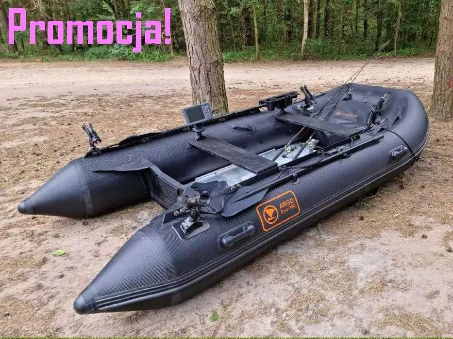 ponton wędkarski z silnikiem, kajak wędkarski z echosondą