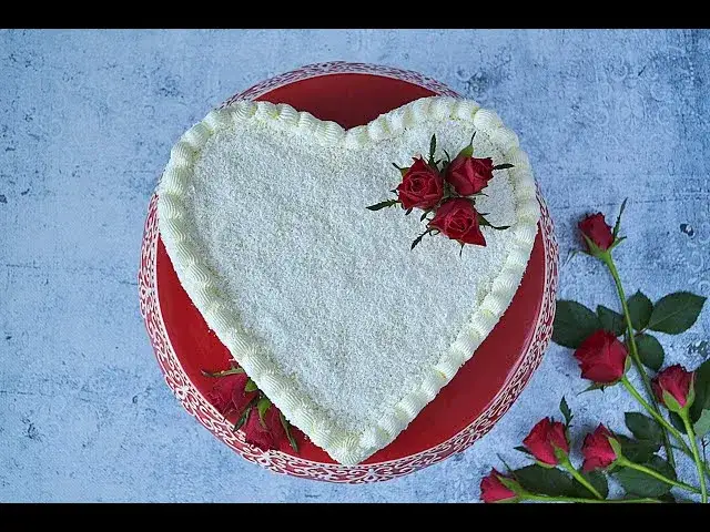 tort serce kształt