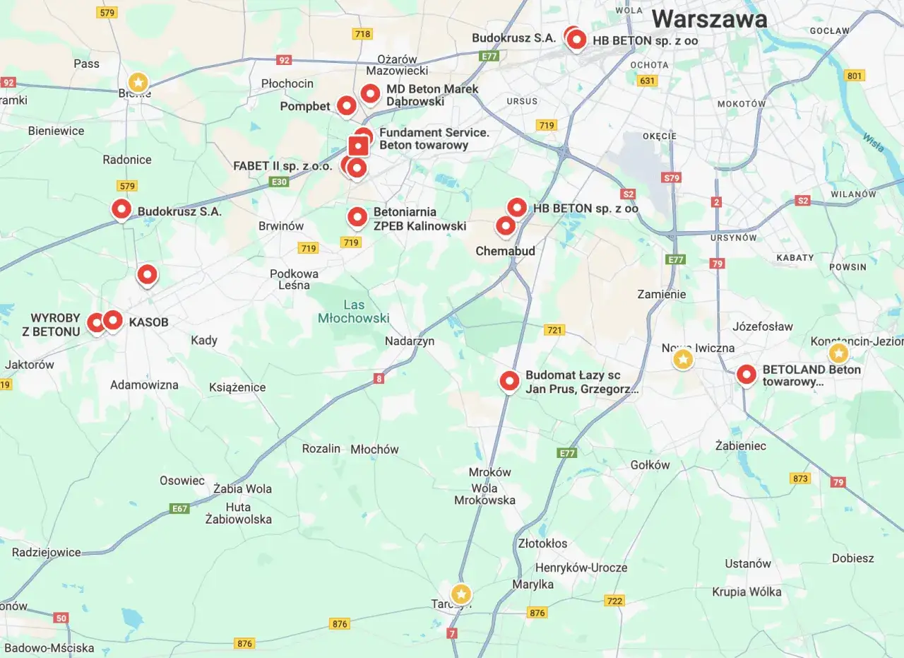 checklist zam&oacute;wienie betonu na budowę