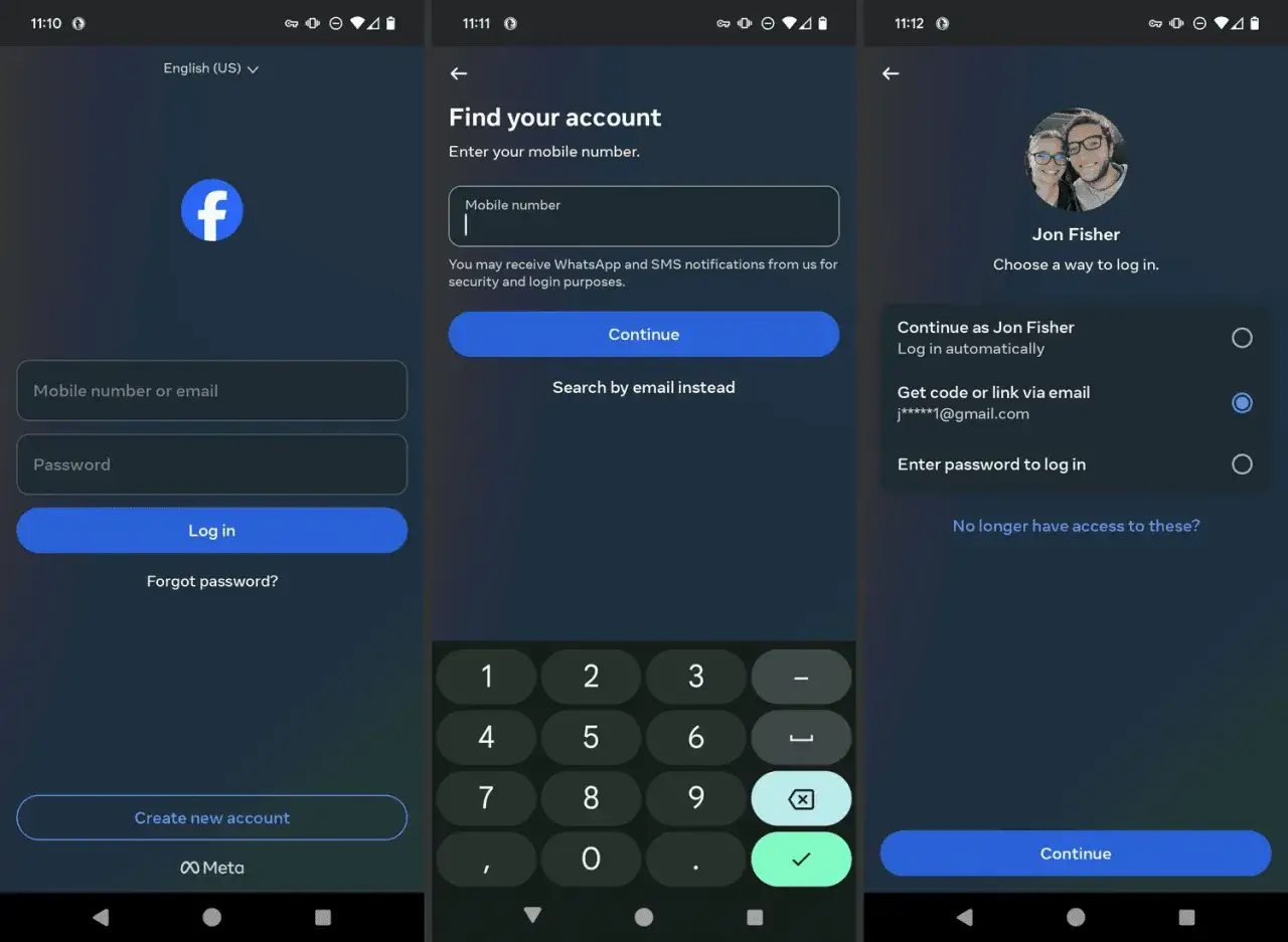 Jak sprawdzić hasło do Messengera? Ekran logowania do Facebooka, gdzie można wybrać opcję