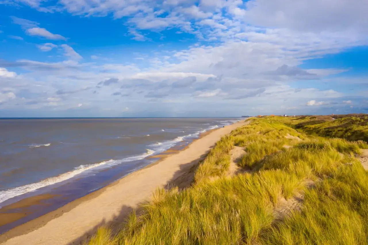 Belgische K&uuml;ste Seebad &Uuml;berblick