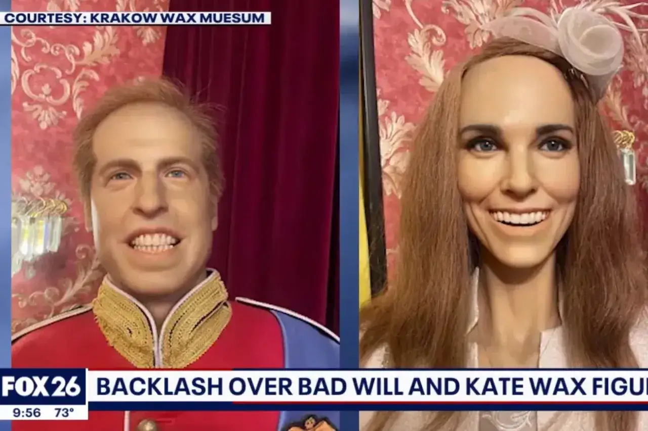 Figury woskowe Williama i Kate z Muzeum Figur Woskowych Kraków wywołały kontrowersje.