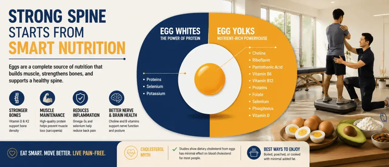 Quante uova si possono mangiare al giorno? L'infografica spiega i benefici delle uova per ossa, muscoli e cervello, sfatando miti sul colesterolo.