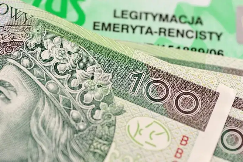 Wykres waloryzacji emerytur lub kalendarz z zaznaczoną datą marcowej waloryzacji