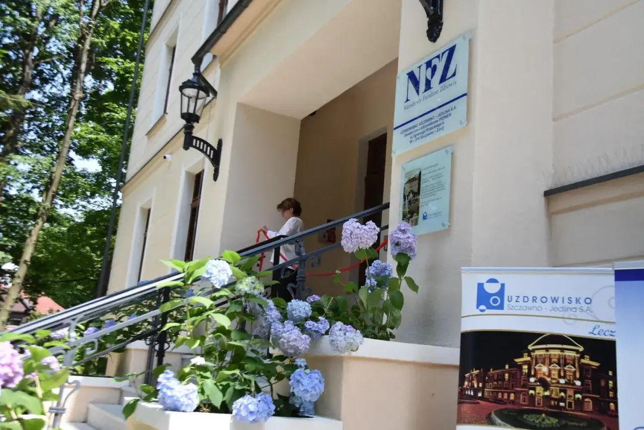 Sanatorium Pionier Ciechocinek wejście