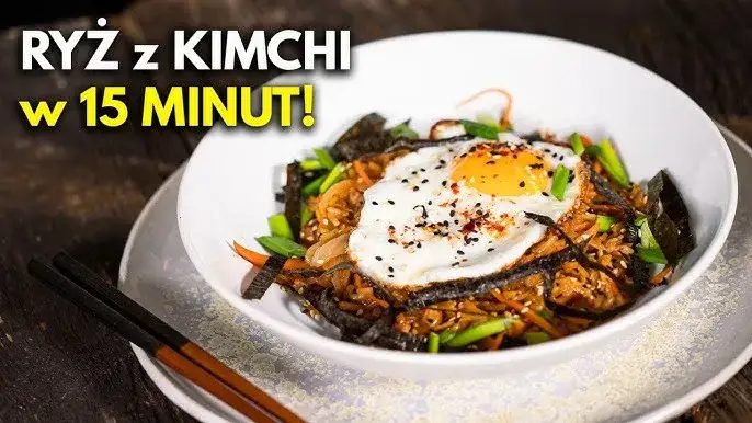 Kimchi z ryżem i jajkiem