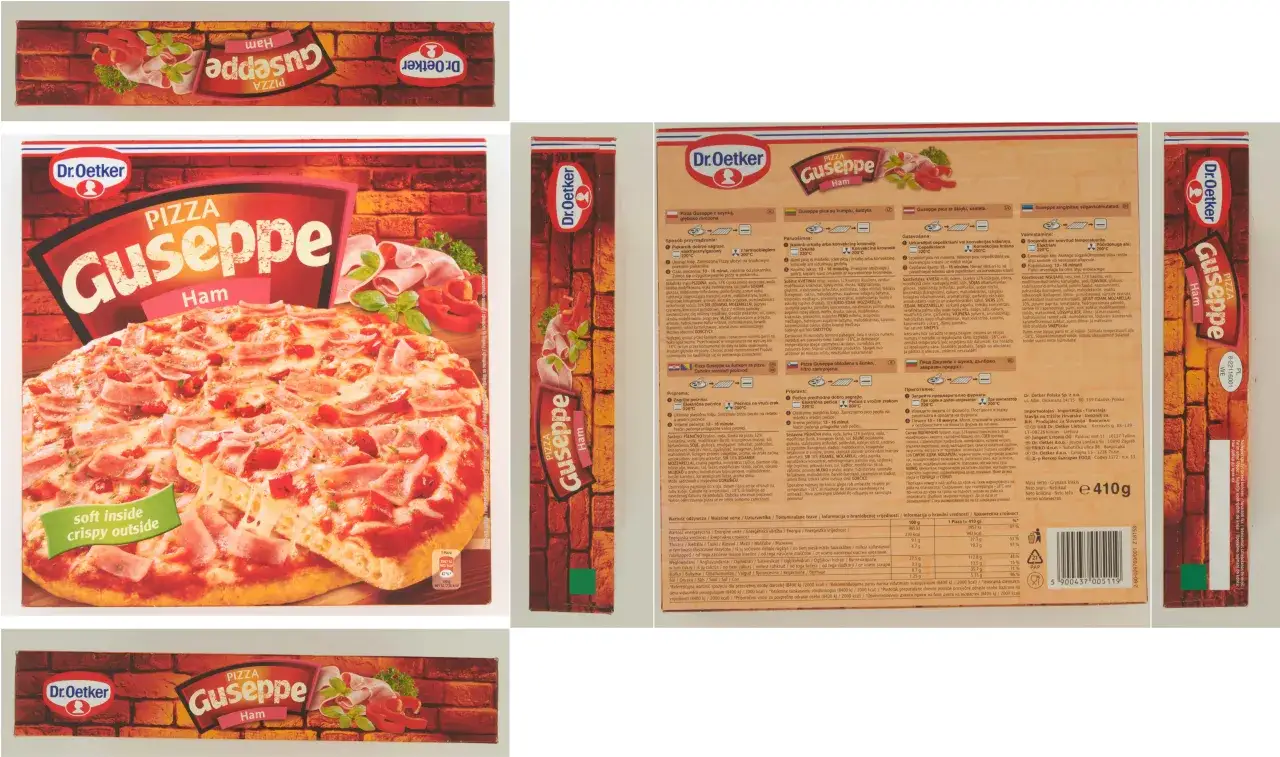 Pizza Guseppe mrożona i świeże składniki porównanie