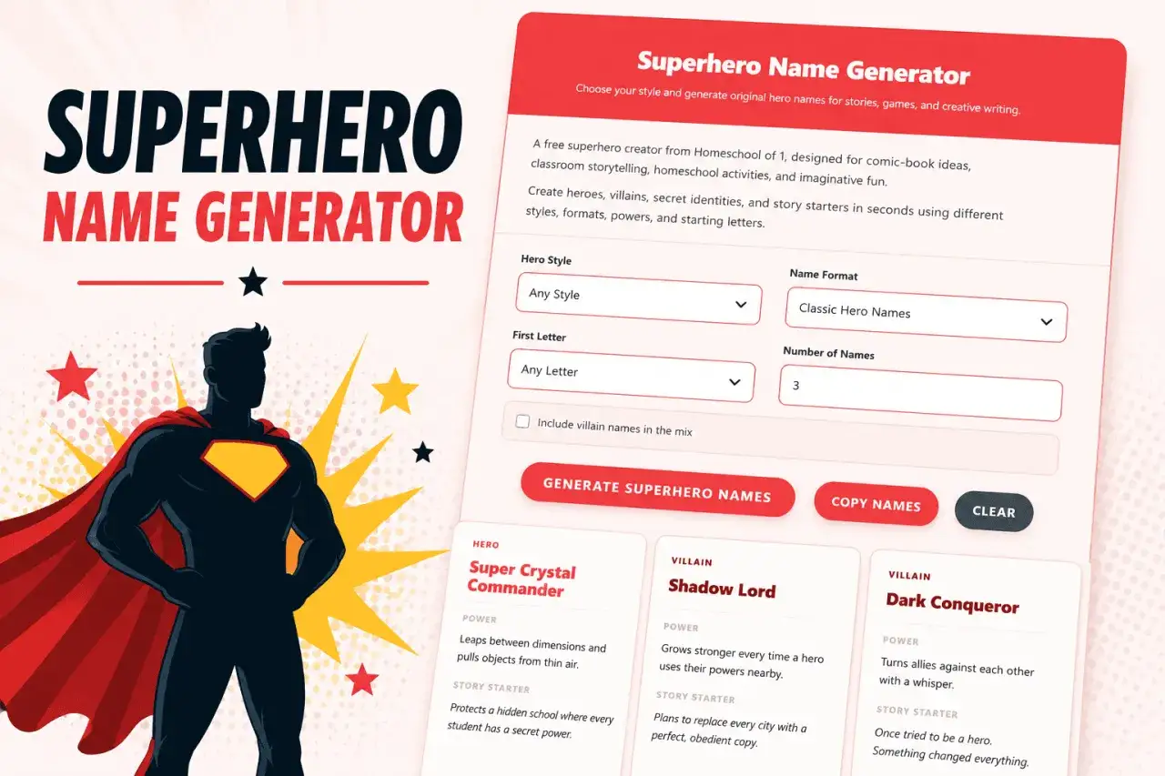 Générateur de noms de super-héros. Un héros comme