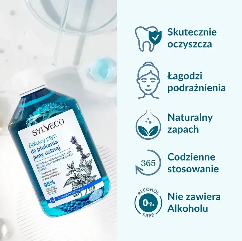 Rodzaje płukanek do jamy ustnej apteczne domowe ziołowe