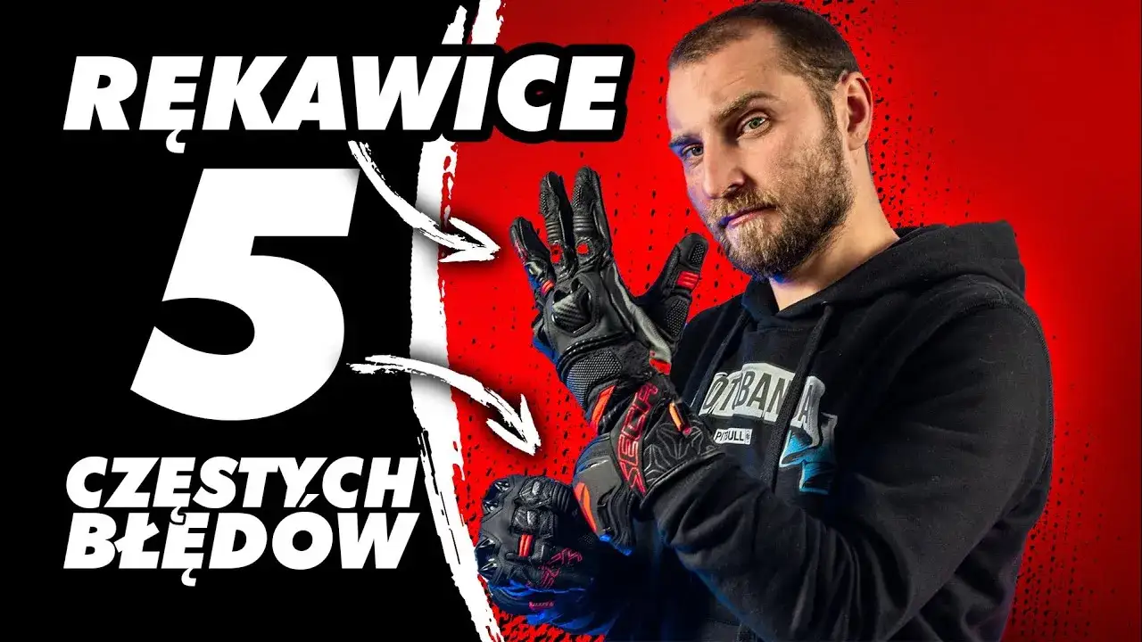 Błędy w doborze rękawic motocyklowych