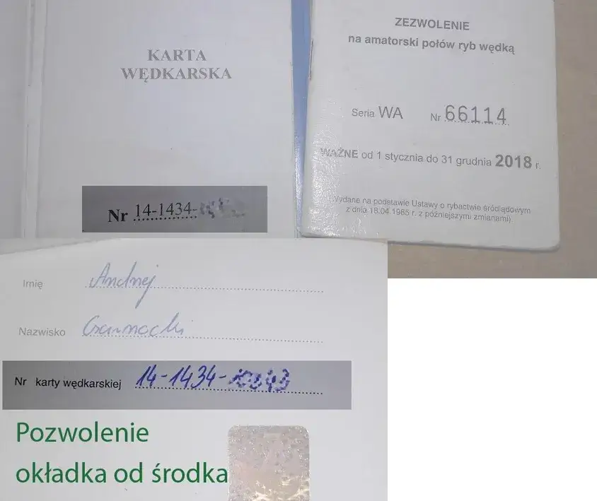 karta wędkarska gdzie numer