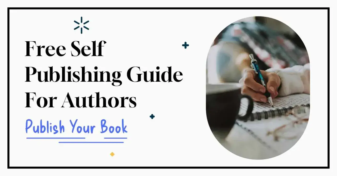 Gu&iacute;a gratuita para autores sobre c&oacute;mo publicar un libro gratis. Mano escribiendo en un cuaderno.
