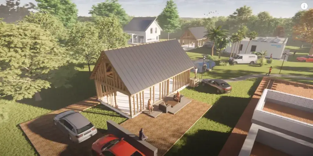 Projekt domu do 70m2 na działce rolnej
