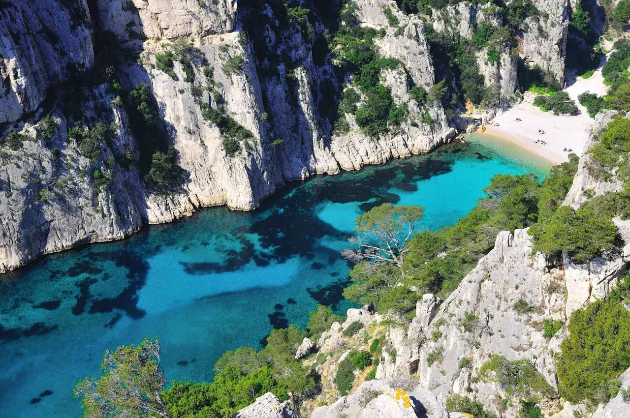 Crique secrète sud France