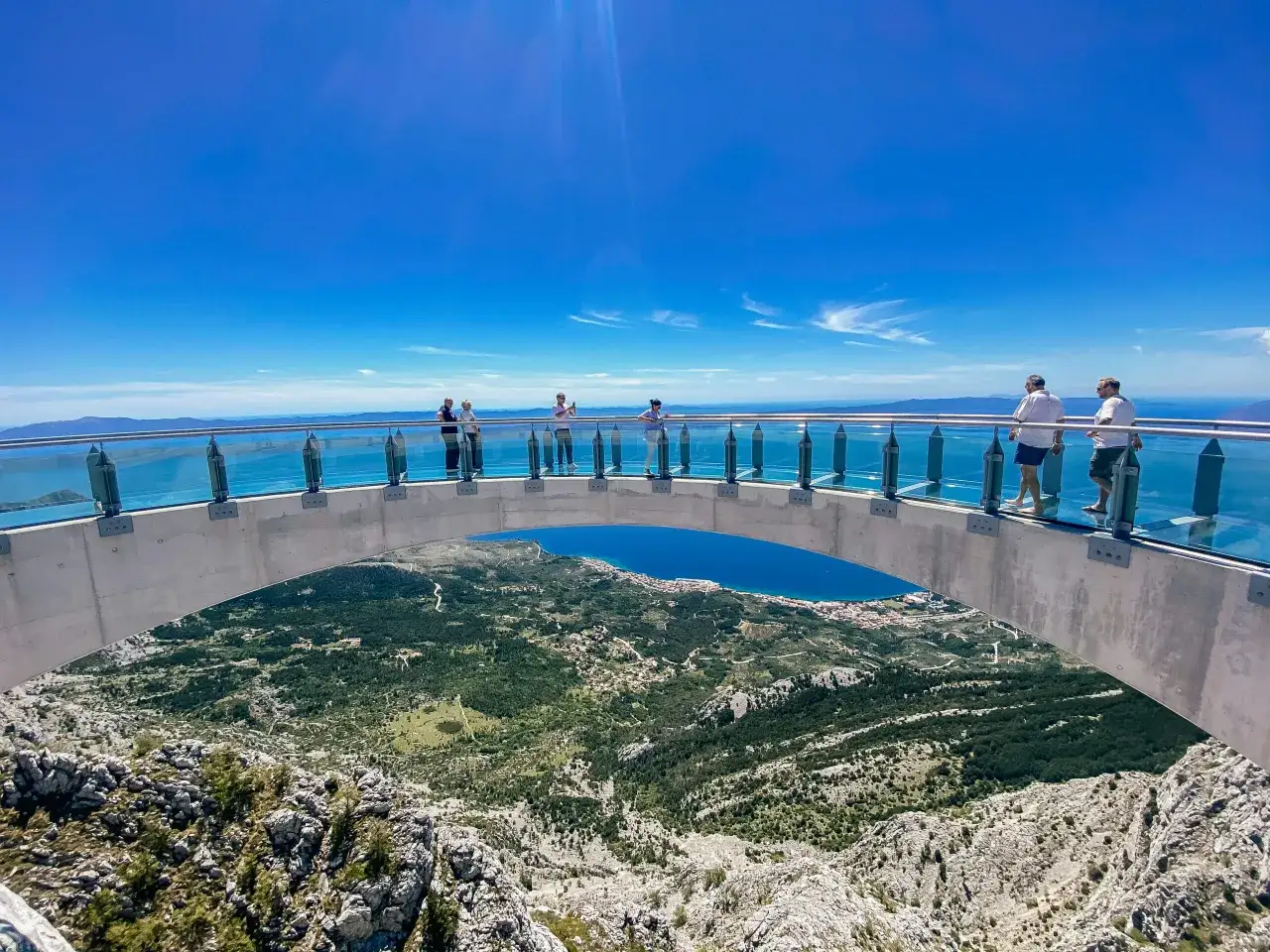 Velebit g&oacute;ry Chorwacja widok na morze