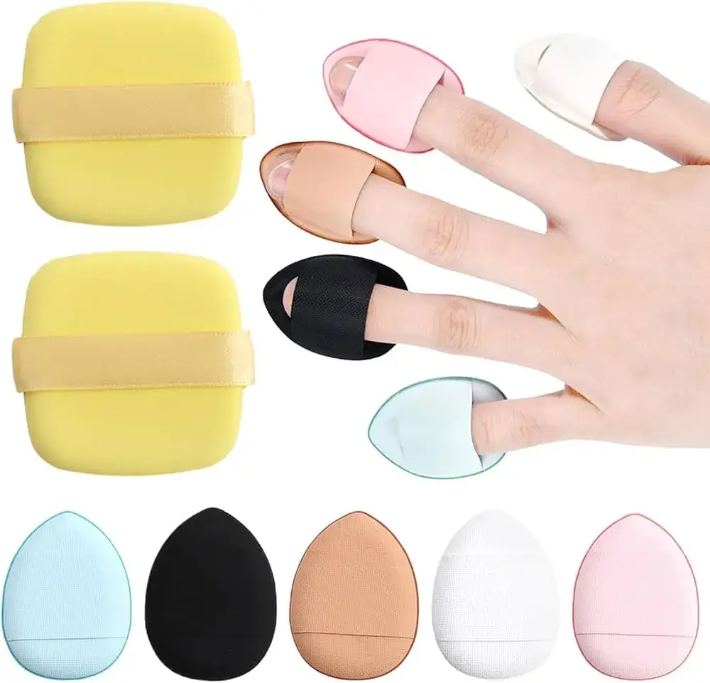 make up puder auftragen pinsel quaste schwämmchen